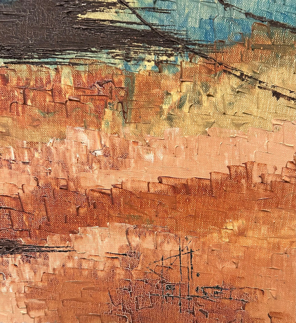 Tableau XXe siècle – Barques Échouées Pièce Unique